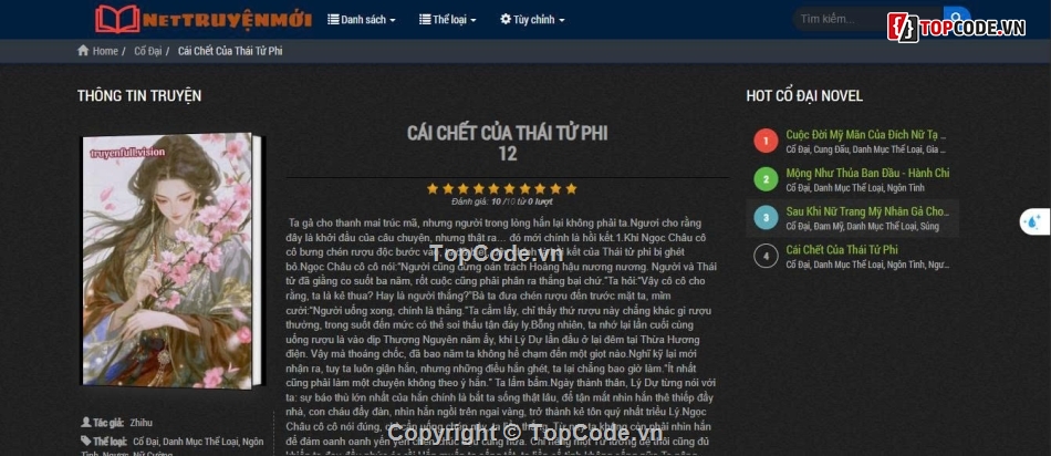 wordpress,web truyện,website chuẩn SEO